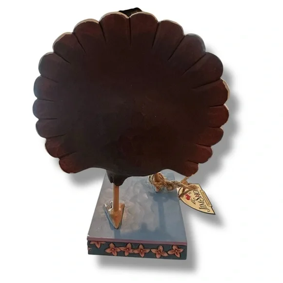 Jim Shore Pilgrim Passenger Riding Turkey Figurine NIB Thanksgiving SOLD OUT NIB - Picture 3 of 10